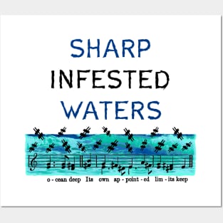 Sharp Infested Waters Posters and Art